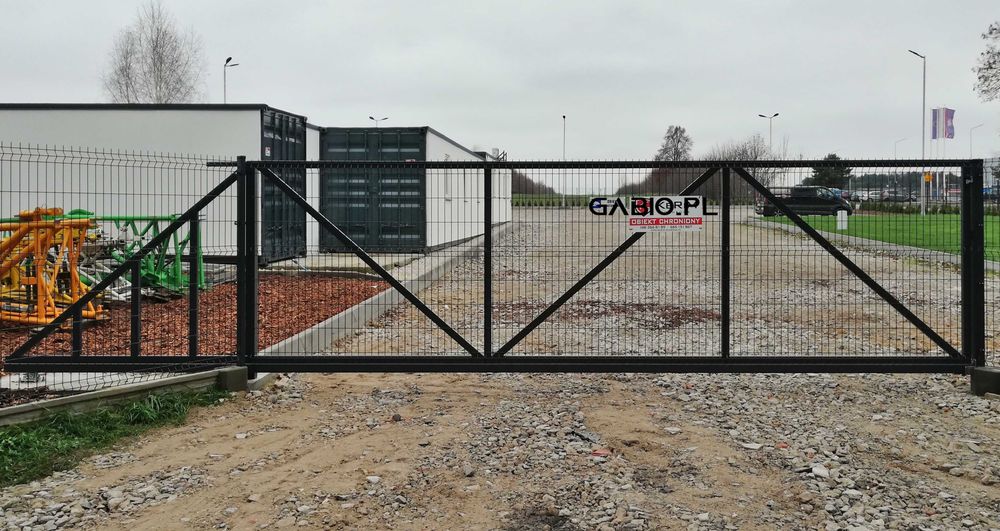 Brama przesuwna panelowa wys 1,5m/5m plus inne długości i wysokości