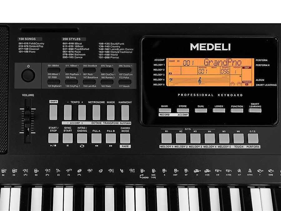 Medeli A300 keyboard A-300 polifonia 128 dynamiczna klawiatura