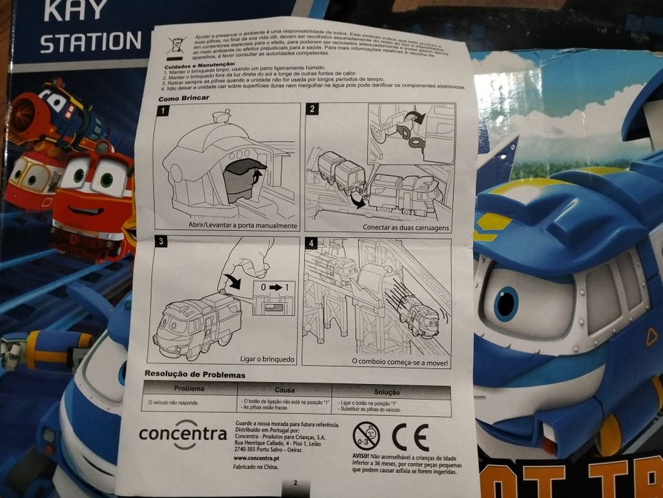 Linha de comboio " Robot Trains"