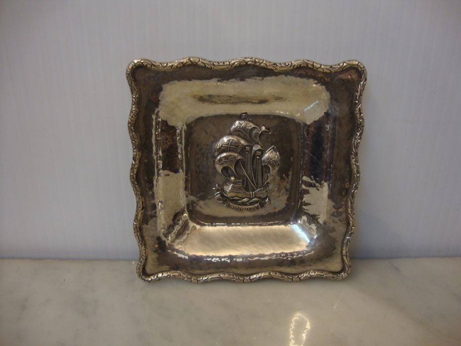 Bilheteira de bordo recortado em prata portuguesa