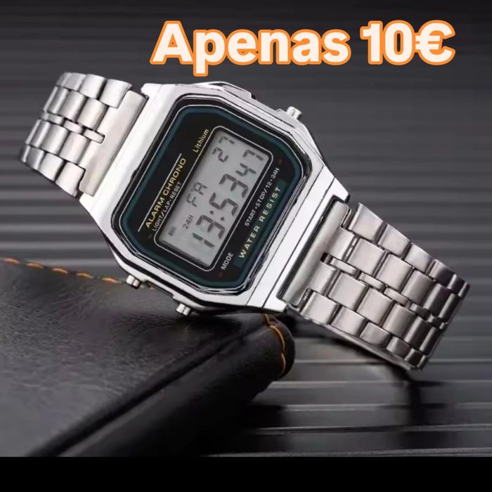 Relógio tipo Casio