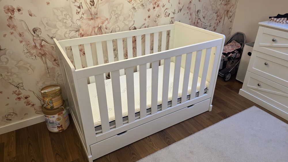 Łóżeczko tapczanik 140x70 Pinio Marie + dosatkowa szuflada