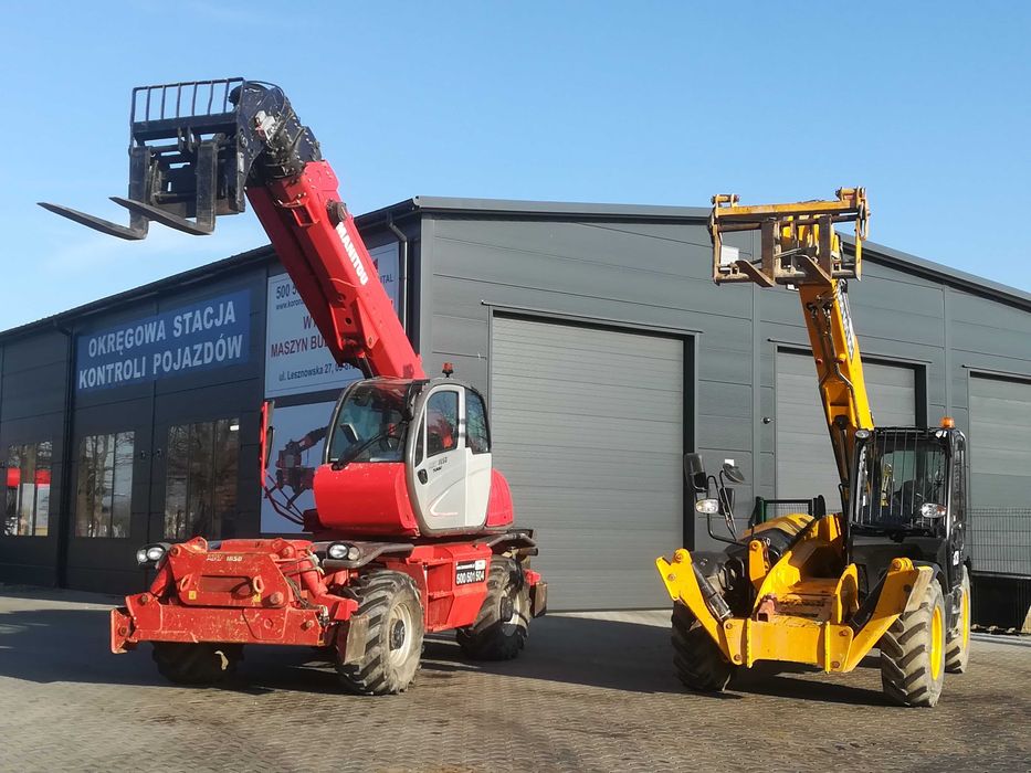 Wynajem ładowarek teleskopowych Włocławek Manitou JCB Korona Rental