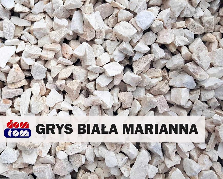 Grys "Biała Marianna" I Gatunek (kamień ogrodowy) PREMIUM