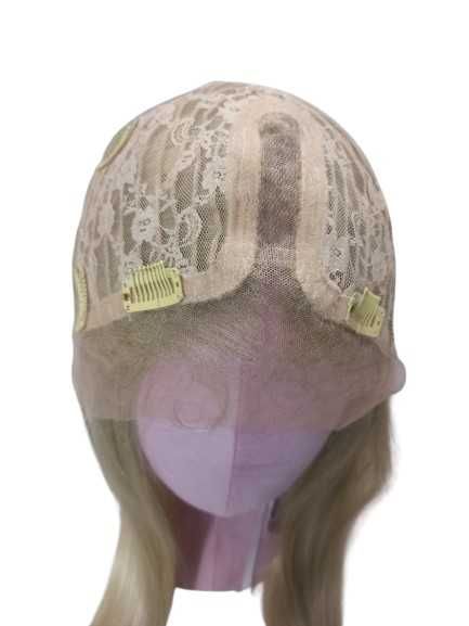 Długi topper bez grzywki Barcelona mono part lace  champan mix Nessaja