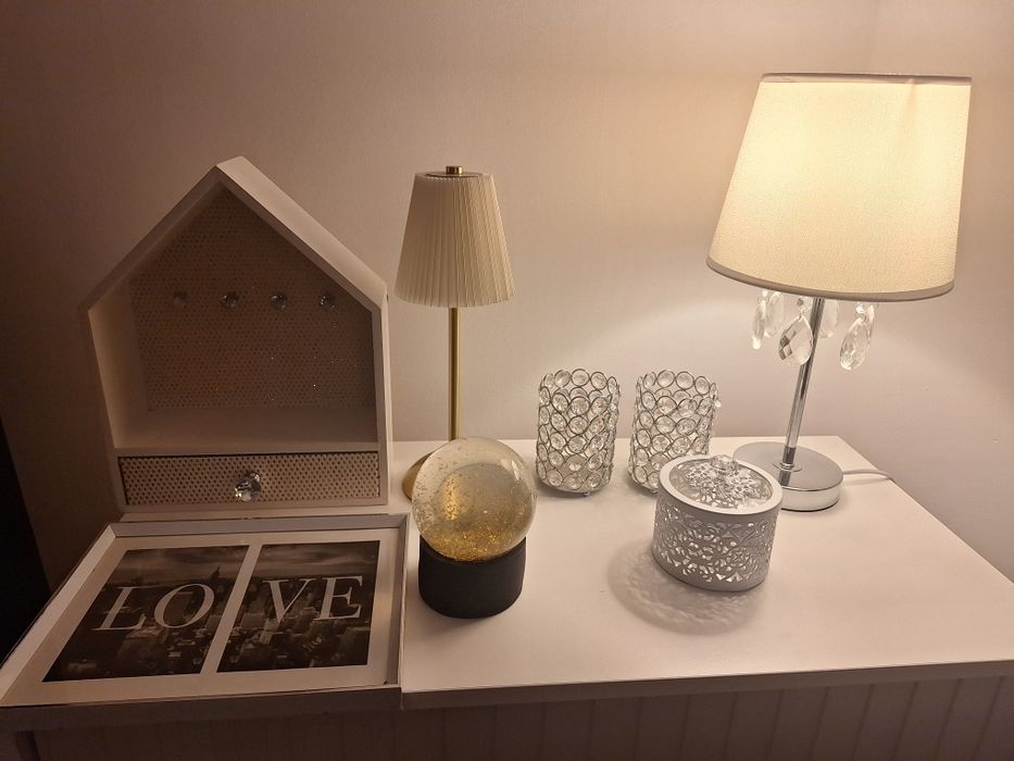 Lampa lustro dodatki glamour homla