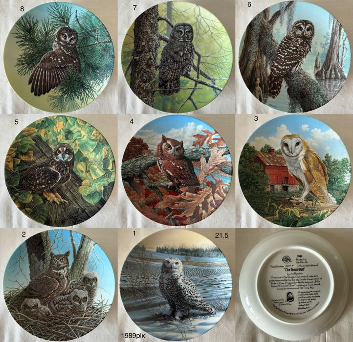 Вінтаж: колекційні фарфорові  панно тарілки