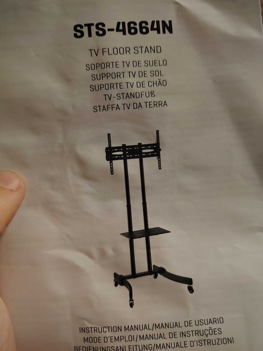 Suporte universal TV + TV LCD 63 polegadas avariada Sony Bravia