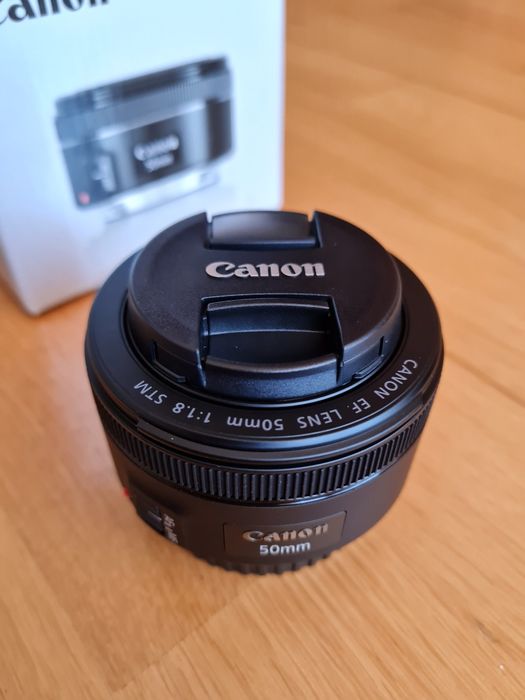 Objectiva Canon EF 50 mm F 1.8 STM  Nova