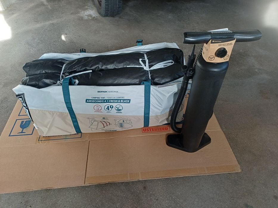 Tenda de Campismo Insuflável Air Seconds 4.1 Fresh & Black 4 Pessoas
B