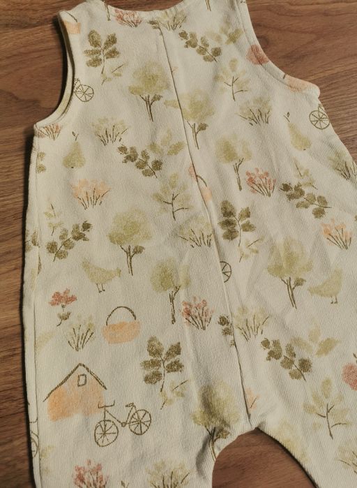 Ogrodniczki rustykalne Zara unisex roz. 80