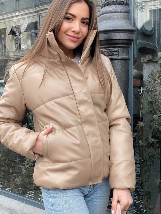 Хит! Теплая стильная женская куртка/пуффер есть 3 цвета) + Подарок