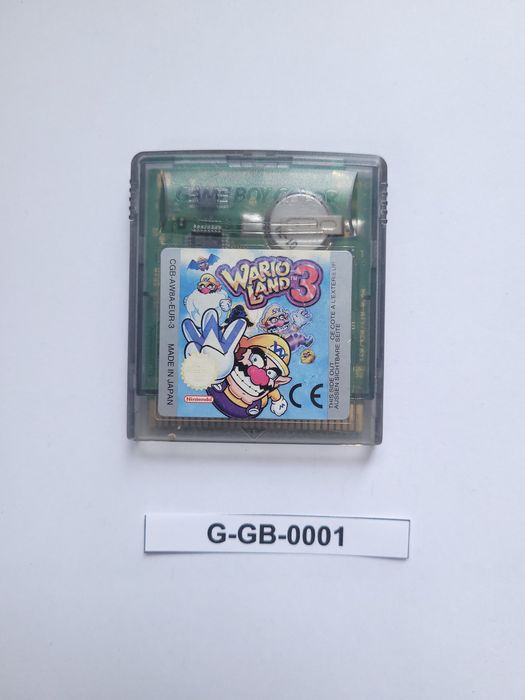 GAME BOY GAMEBOY COLOR GB GAME JEU WARIO LAND SUPER MARIO LAND 3 DMG-WJ-EUR B8