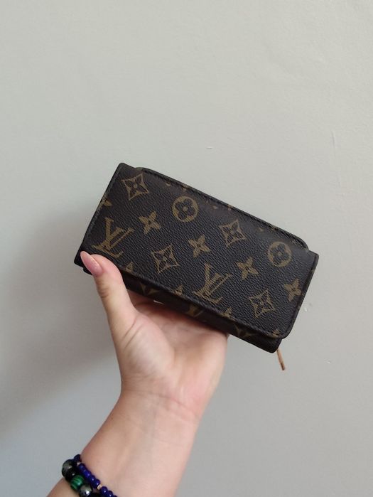 Portfel damski Louis Vuitton LV brąz new dwie przegrody prezent urodziny