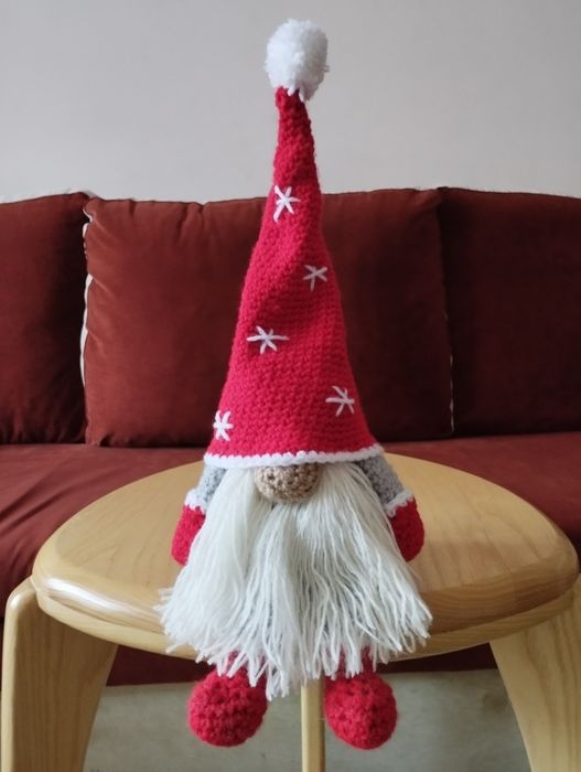 Новорічні іграшки- гноми крючком HandMade