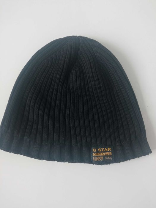 G-Star Raw czarna męska czapka r uniwer