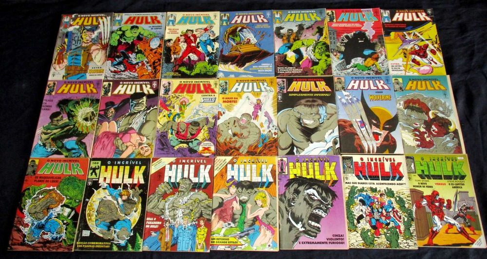 Livros BD O Incrível Hulk Abril Marvel
