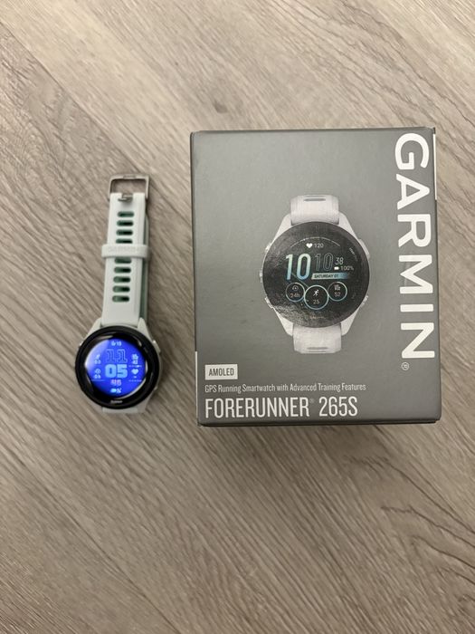Garmin Forerunner 265S AMOLED (Whitestone) – Jak NOWY / Stan Idealny + Pudełko