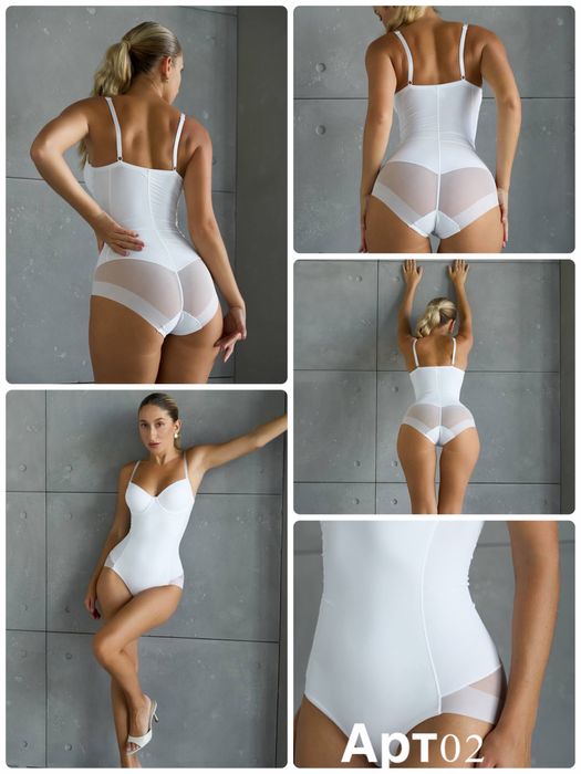 Коригуюче боді з чашками / утягуючий комбідрес боди утягивающий
