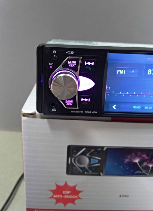 MP5 4022 автомобильная магнитола с bluetooth экраном 4.1 пионер