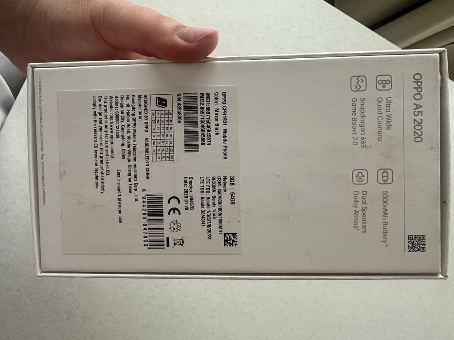 Oppo CPH1931 A5 2020