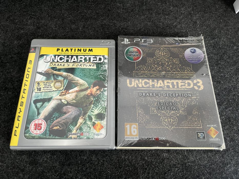 Conjunto Uncharted + Uncharted 3 + Ofertas