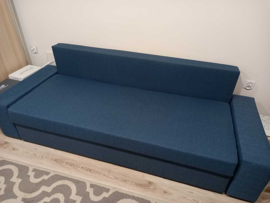 Sofa rozkładana grnatowa