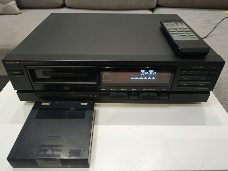 GoldStar FH-C10, zmieniarka CD, odtwarzacz CD, pilot. 100% ORGINAŁ.