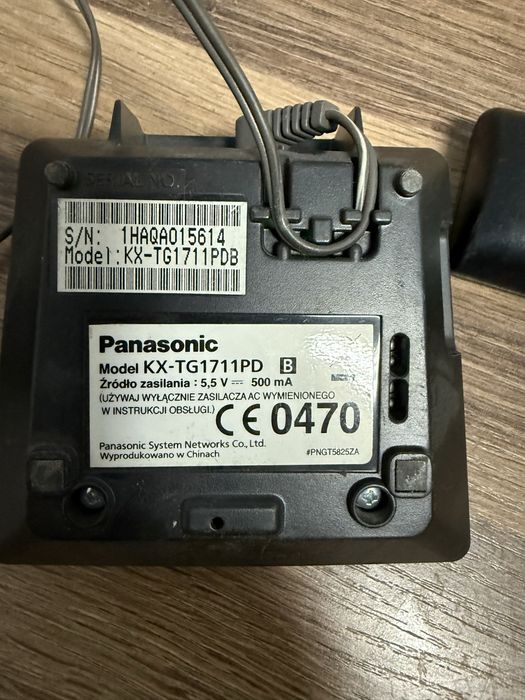 Telefon stacjonarny Panasonic KX-TG1711PD bezprzewodowy