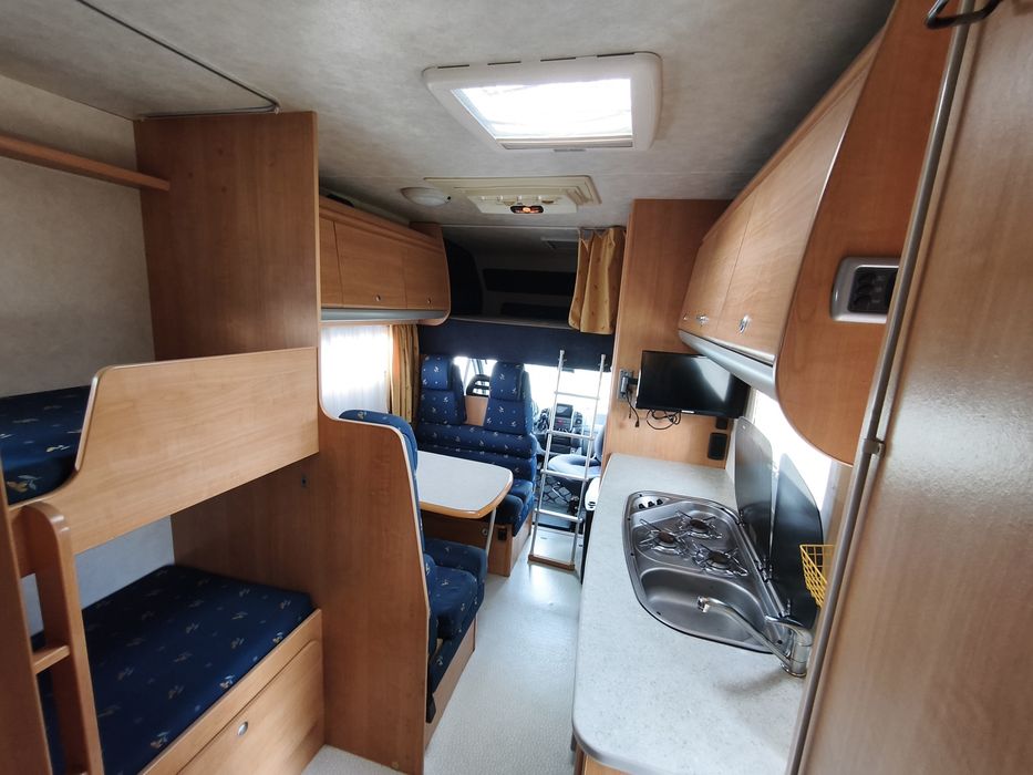 Autocaravana fiat ducato 2.3 com AC 6 LUGARES