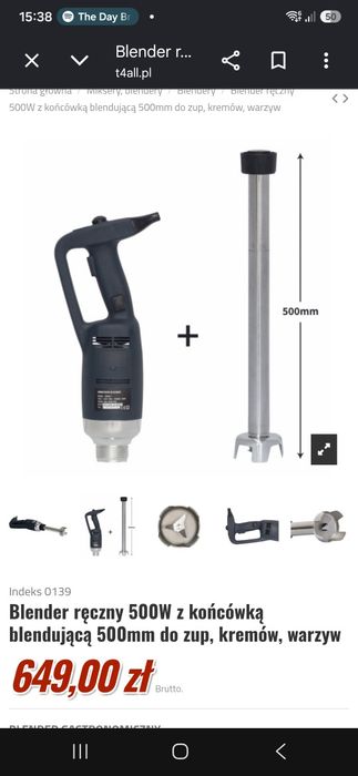 blender immersyjny IB500LF 500 W