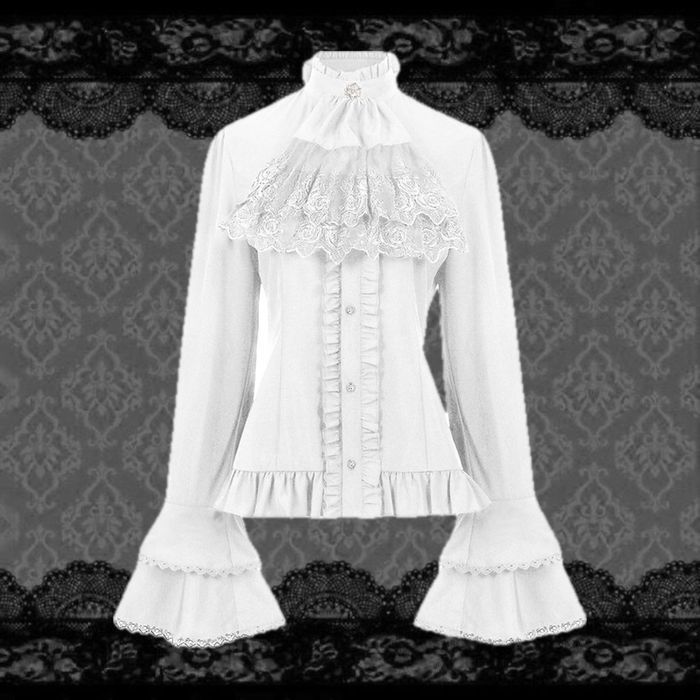 готична сорочка вінтажна вікторіанська gothic lolita harajuku jirai shoujo cutecore goth grunge emo alt альт нефор dollskill demonia cosplay anime y2k