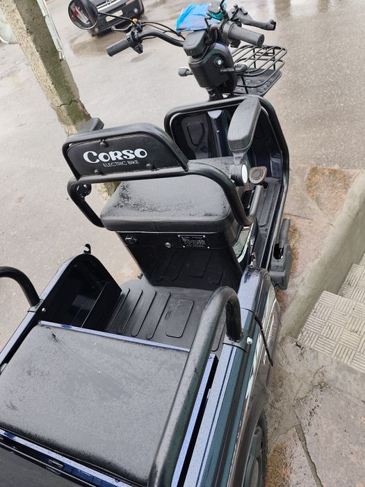 Графенова акб!Доставка!Електроскутер  трицикл  Corso SIG-7