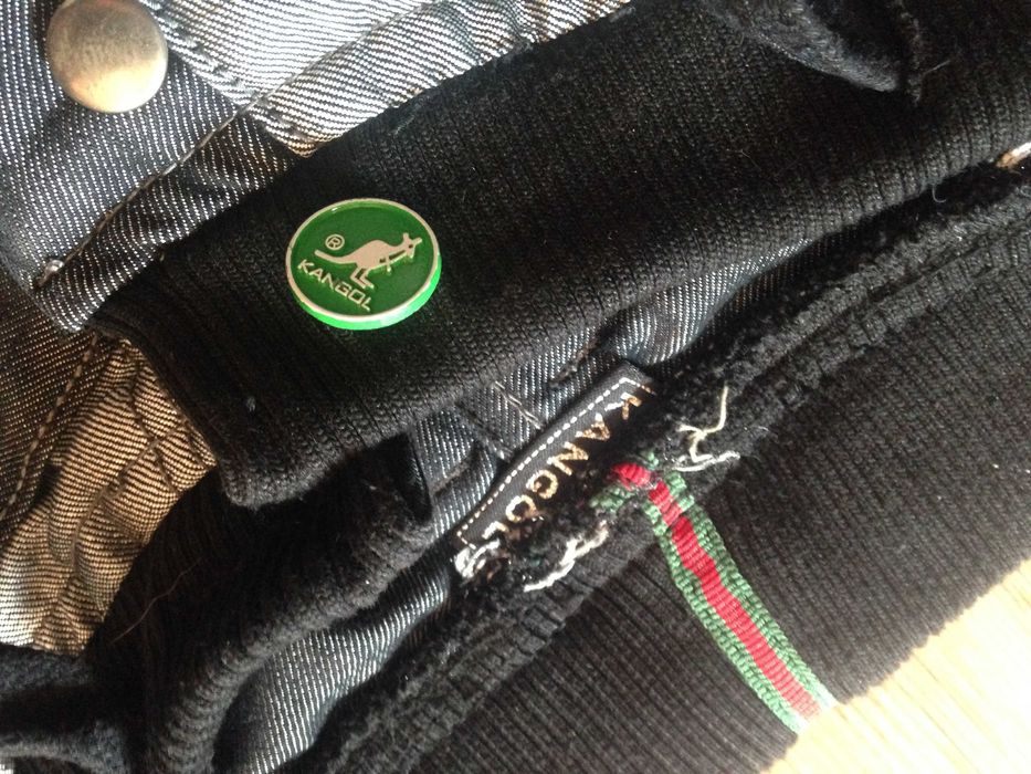 KANGOL  świetne konkretne spodnie jeansowe męskie UNIKAT-STAN IDEAŁ !!!