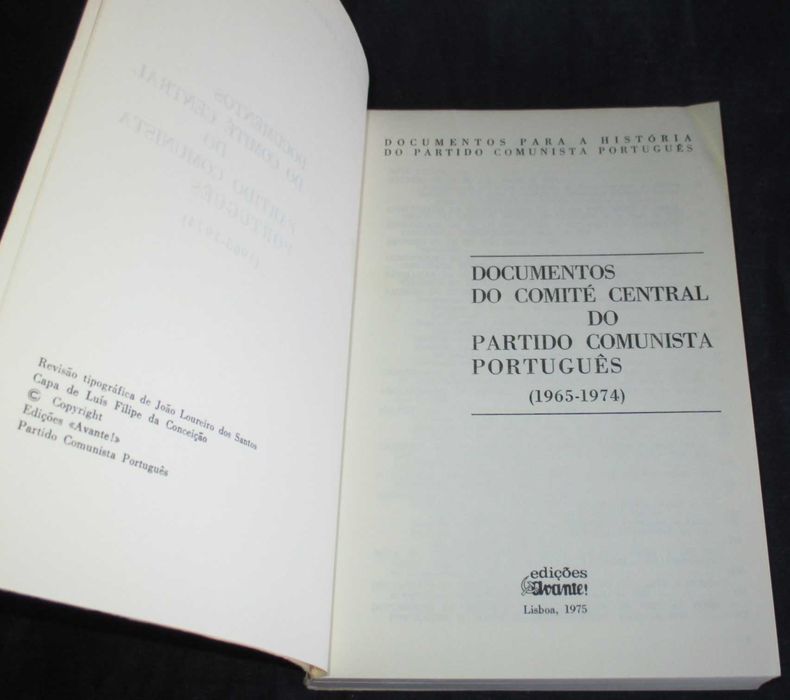 Livro Documentos do Comité Central do P.C.P. 1965-74