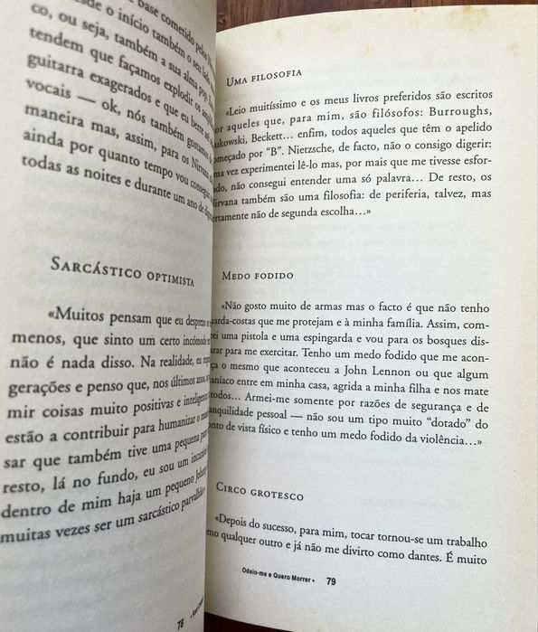 Kurt Cobain - Odeio-me e Quero Morrer