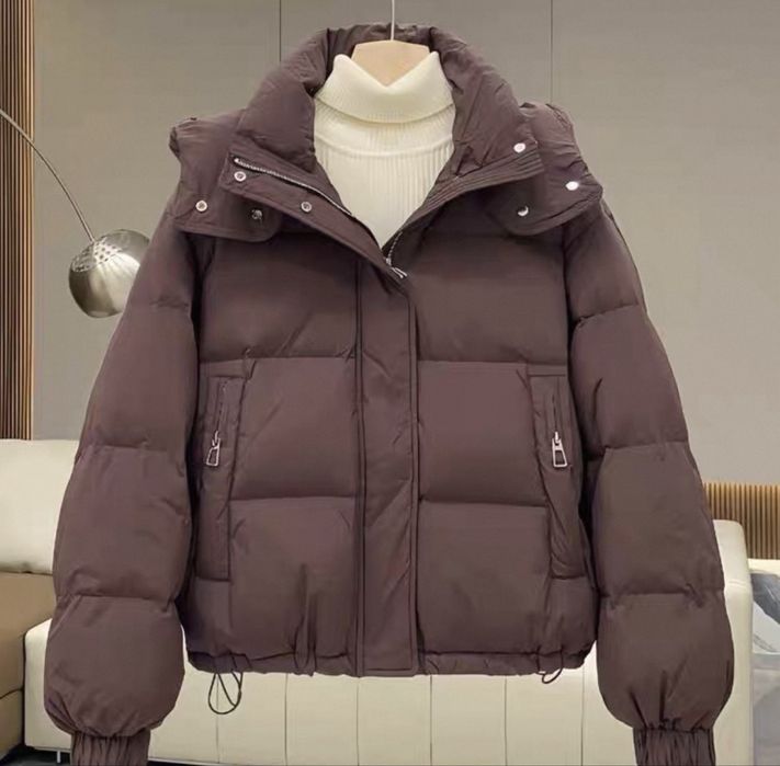 Жіноча зимова куртка коричнева