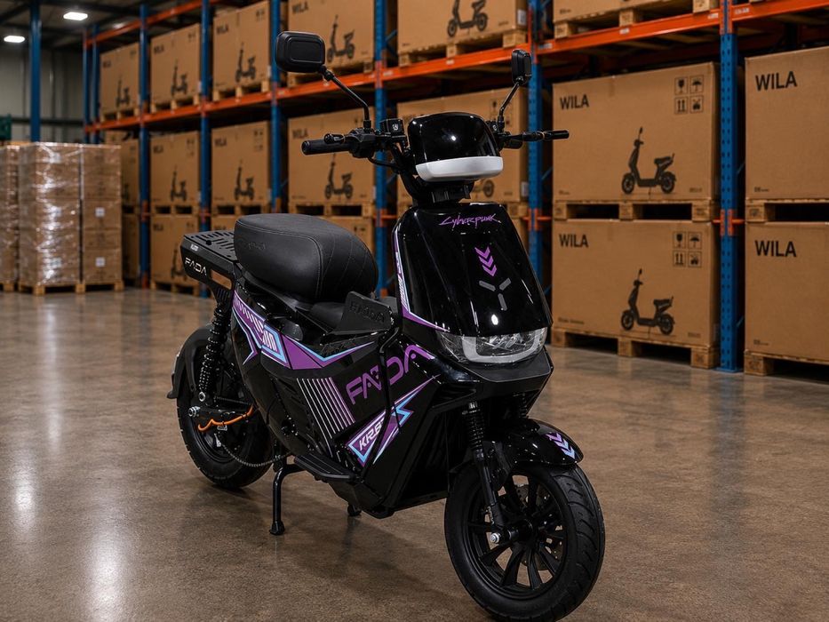 Хіт Продажів FADA WILA Сірий 1200W 72V 25Ah |Електровелосипед До 70 км