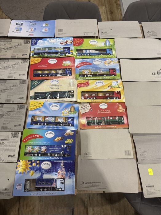 Duża Kolekcja 40 modeli ciężarówek znanych marek skala 1:87