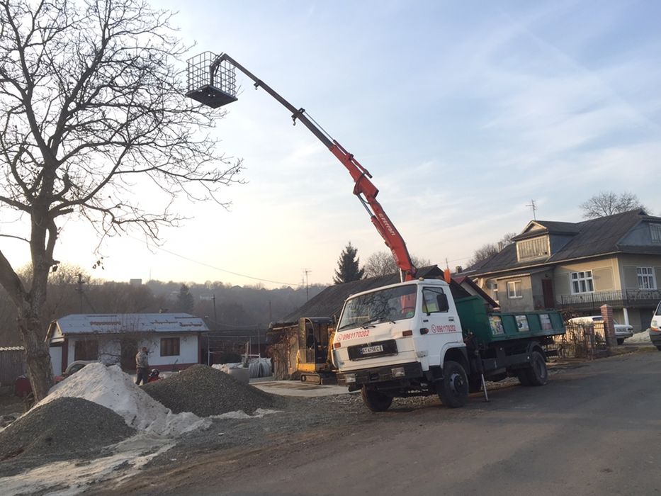 Автовишка Послуги автовишки, оренда автовишки кран маніпулятор