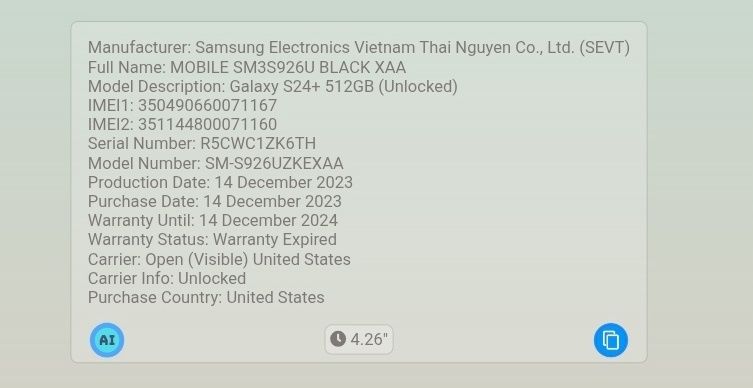 Samsung  s24  + plus 512gb USA. НОВИЙ В ПЛОМБАХ ЗА ЦІНОЮ Б/У