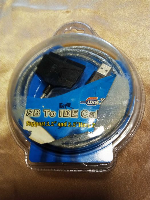 Кабель-переходник USB to IDE Support 3,5" and 2,5" Hard Disk