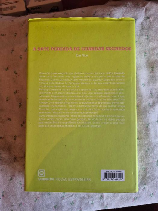 Livro - A Arte Perdida de Guardar Segredos de Eva Rice