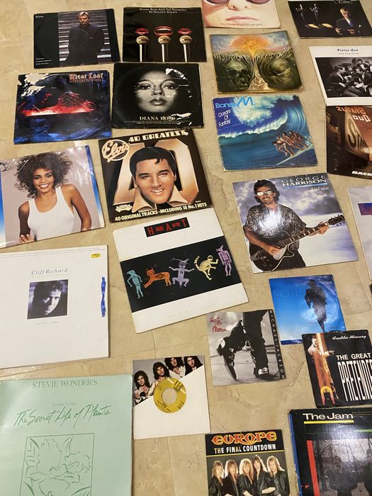 Виниловая пластинка винтаж Status Quo, Michael Jackson,Boney M,Elvis