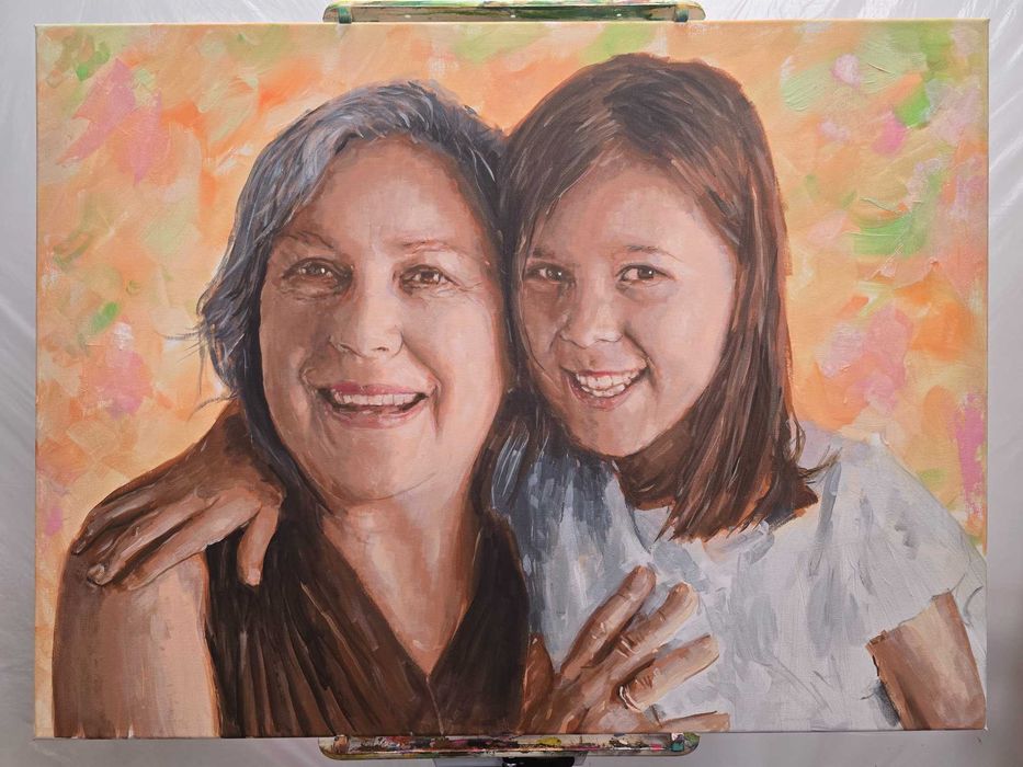 Pintura de retratos personalizados, várias opções de preços