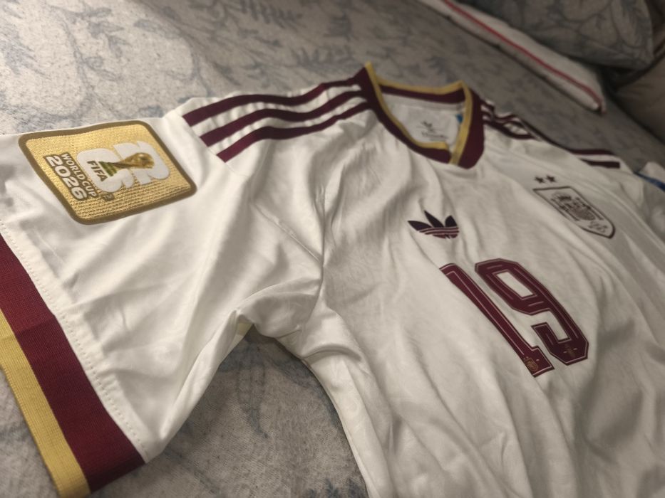 Camisola futebol branca 19 - tam. XL2XL