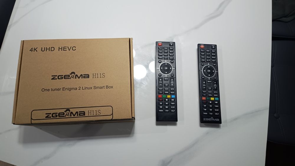 Zgemma H11S 4K UHD | Soft MULTI-CLICK | 2 PILOTY + HDMI | Gotowy Zestaw