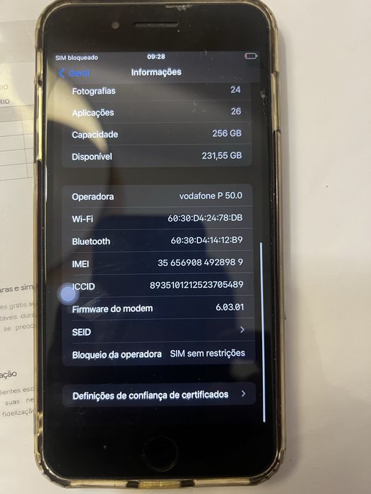 Iphone 7 plus 256gb