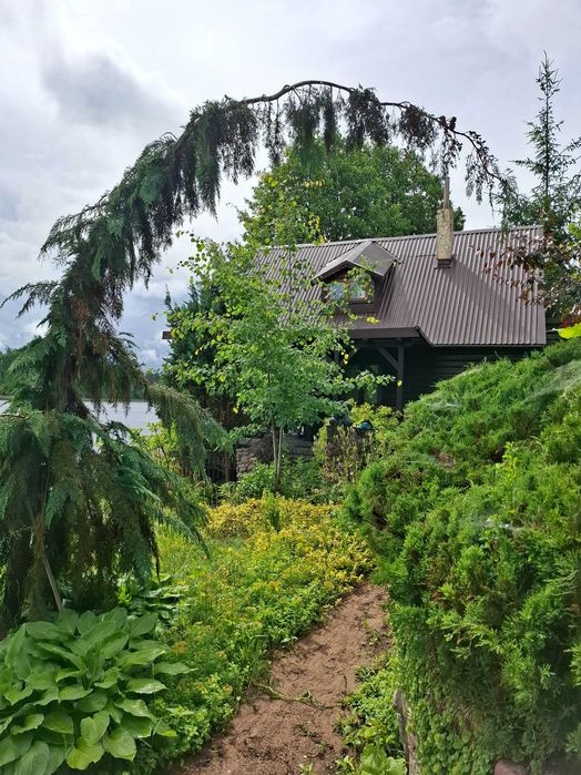 Przytulny drewniany domek + SAUNA nad jeziorem