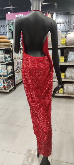 Червона сукня максі PRETTYLITTLETHING 38р.(10)